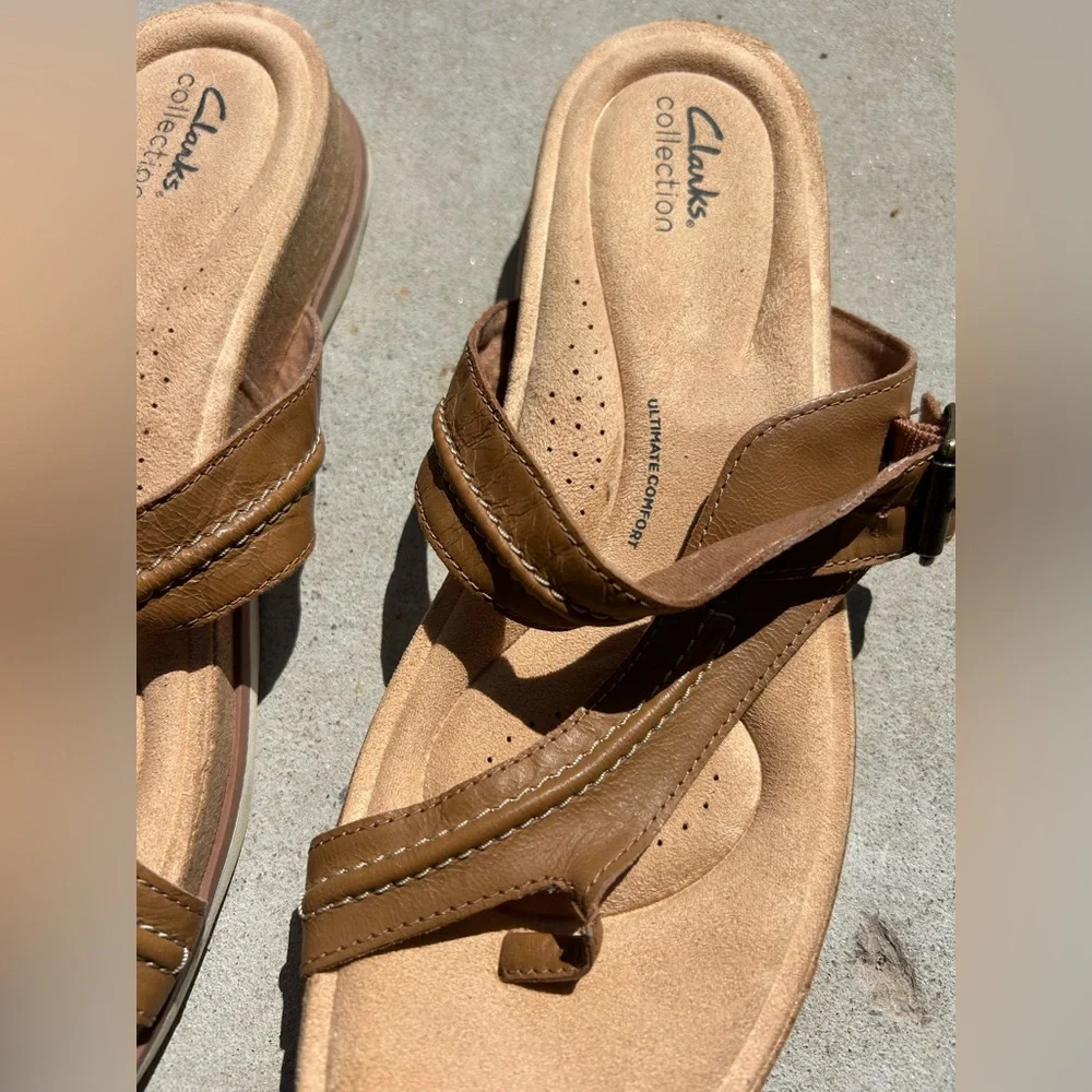 Clarks Women's Collection Brynn Madi Sand Interest Sandals Size - Picture 2 of 6